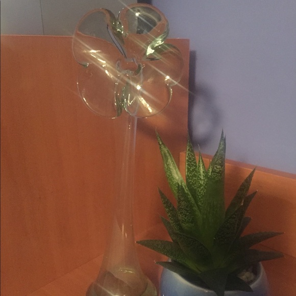 Glass Flower Home Accent - Picture 2 of 2